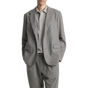 Vince, Heren, Jassen, Grijs, Maat: M Wol,