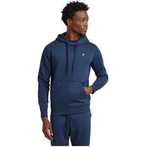 G-star, Heren, Sweatshirts & Hoodies, Blauw, Maat: S Denim,