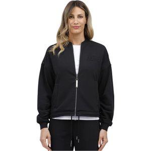 Max Mara, Dames, Sweatshirts & Hoodies, Zwart, Maat: L Katoen,