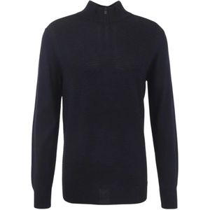 Genti, Heren, Sweatshirts & Hoodies, Blauw, Maat: S