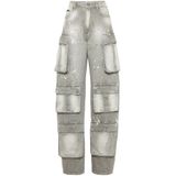 Philipp Plein - Cargo Jeans - Grijs - Regular Fit - Denim