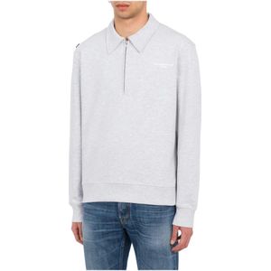 Department Five, Heren, Sweatshirts & Hoodies, Grijs, Maat: M Katoen,