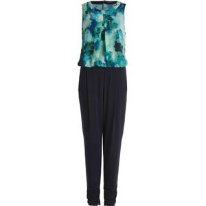 vera mont, Dames, Jumpsuits & Playsuits, Blauw, Maat: 4XL