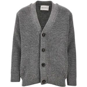 Amaránto, Heren, Truien, Grijs, Maat: M Leer,