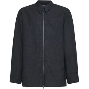 Studio Nicholson, Heren, Jassen, Grijs, Maat: M Wol,