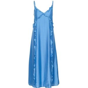 Part Two, Dames, Jurken, Blauw, Maat: S Nylon,