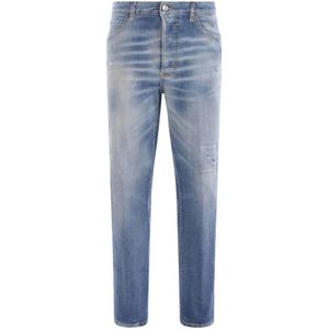 Dsquared2, Dames, Jeans, Blauw, Maat: 2XS Denim,