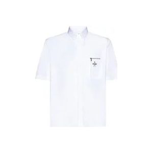 Fendi Witte Casual Overhemden , White , Heren , Maat: XL
