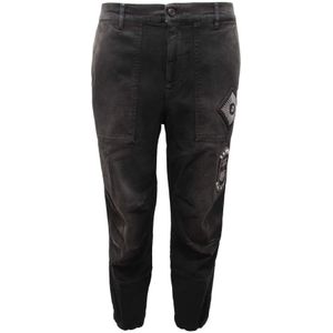 Dondup, Heren, Jeans, Zwart, Maat: W32 Denim,