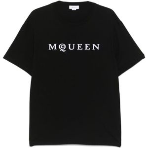 Alexander McQueen, Heren, Tops, Zwart, Maat: XL Katoen,