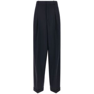 Polo Ralph Lauren, Dames, Broeken, Blauw, Maat: XS Wol,