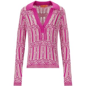 Stine Goya, Dames, Truien, Roze, Maat: S Katoen,