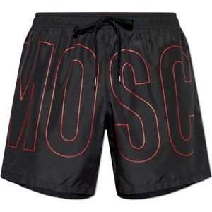 Moschino, Heren, Badkleding, Zwart, Maat: XS