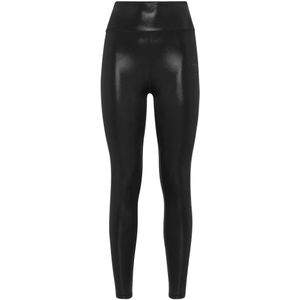 Plein Sport, Dames, Broeken, Zwart, Maat: XS Polyamide,