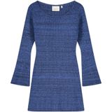Fabienne Chapot - Jurk - Blauw - Korte Gebreide Jurk
