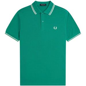 Fred Perry, Heren, Tops, Groen, Maat: XS Katoen,