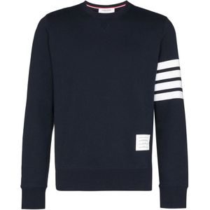 Thom Browne, Heren, Truien, Blauw, Maat: XL Katoen,