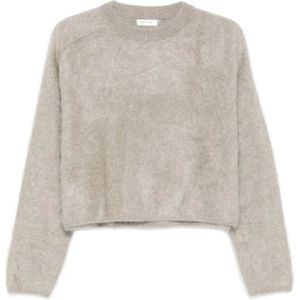 Soft Goat, Dames, Truien, Grijs, Maat: L Wol,