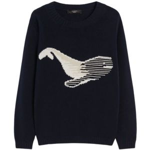 Weekend, Dames, Tops, Blauw, Maat: S Corduroy,