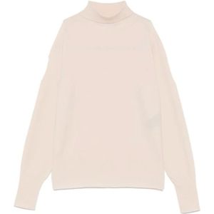 D.Exterior, Dames, Truien, Beige, Maat: M Wol,