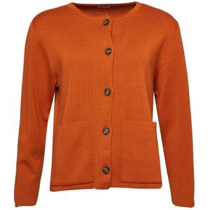 Lind, Dames, Truien, Oranje, Maat: S Wol,