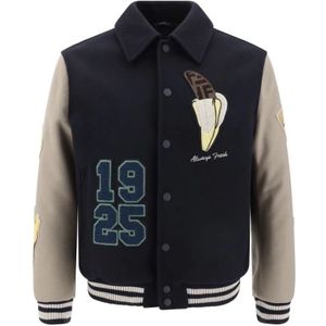 Fendi, Heren, Jassen, Veelkleurig, Maat: L Wol,