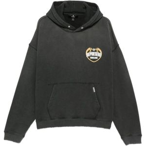 Represent, Heren, Sweatshirts & Hoodies, Grijs, Maat: L Katoen,