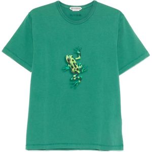 JW Anderson, Heren, Tops, Groen, Maat: M Katoen,