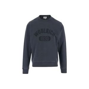 Woolrich Sweatshirts Hoodies , Blue , Heren , Maat: M