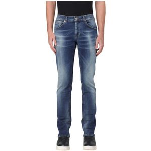 Dondup, Heren, Jeans, Blauw, Maat: W40 Denim,