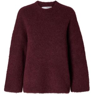 Selected Femme, Dames, Truien, Rood, Maat: M Wol,