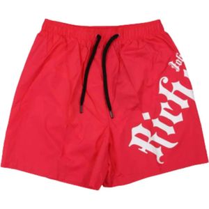 John Richmond, Heren, Badkleding, Rood, Maat: M Poliester,