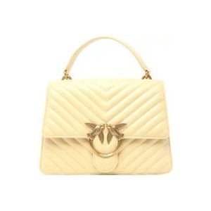 Pinko Stijlvolle Borsa Tas , Yellow , Dames , Maat: ONE Size