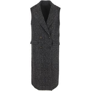 Brunello Cucinelli, Dames, Jassen, Grijs, Maat: 3XS