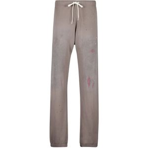 MM6 Maison Margiela, Heren, Broeken, Grijs, Maat: L Katoen,