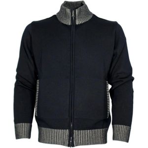 Paul & Shark, Heren, Truien, Zwart, Maat: M Wol,