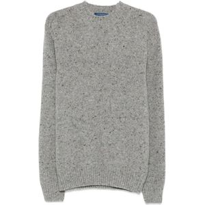 Daniele Fiesoli, Heren, Truien, Grijs, Maat: L Wol,