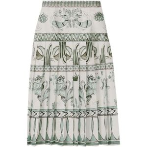 Fabiana Filippi, Dames, Rokken, Veelkleurig, Maat: S Wol,