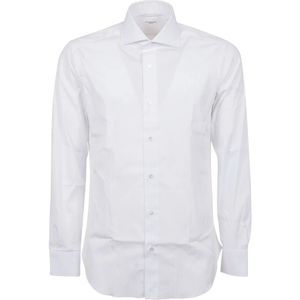 Buonamassa, Heren, Overhemden, Wit, Maat: 2XL Katoen,