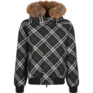 Burberry, Heren, Jassen, Veelkleurig, Maat: L Leer,