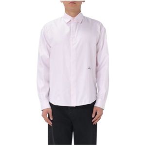 Jacquemus, Heren, Overhemden, Roze, Maat: S