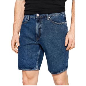 Guess, Heren, Korte broeken, Blauw, Maat: W28 Denim,