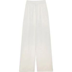 Msgm, Dames, Broeken, Wit, Maat: XS Wol,