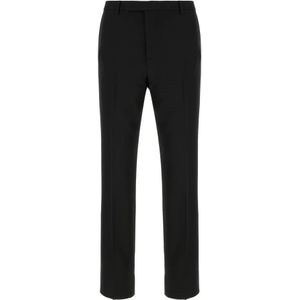 Gucci, Heren, Broeken, Zwart, Maat: L Poliester,