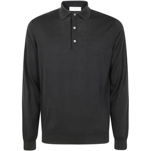 Filippo De Laurentiis, Heren, Tops, Zwart, Maat: 2XL Katoen,