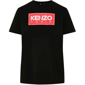 Kenzo, Dames, Tops, Zwart, Maat: M Katoen,