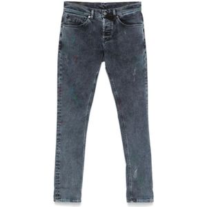 Dondup, Heren, Jeans, Blauw, Maat: W31 Denim,