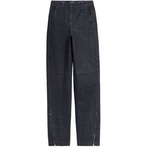 Jacquemus, Dames, Jeans, Blauw, Maat: W24 Katoen,