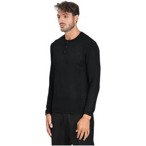 Armani Exchange, Heren, Tops, Zwart, Maat: 2XL