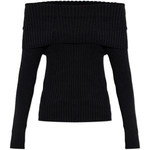 Anine Bing, Dames, Truien, Zwart, Maat: M Wol,